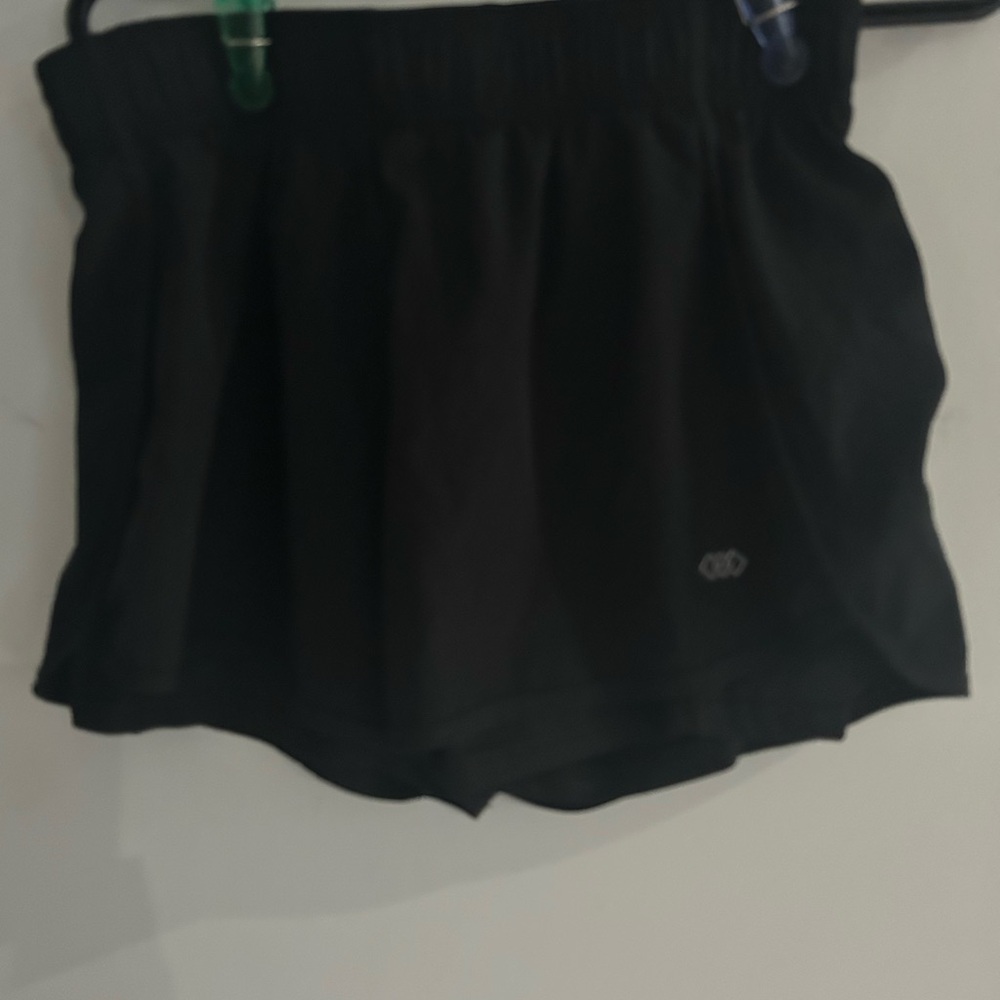 Black Running Shorts with Logo
